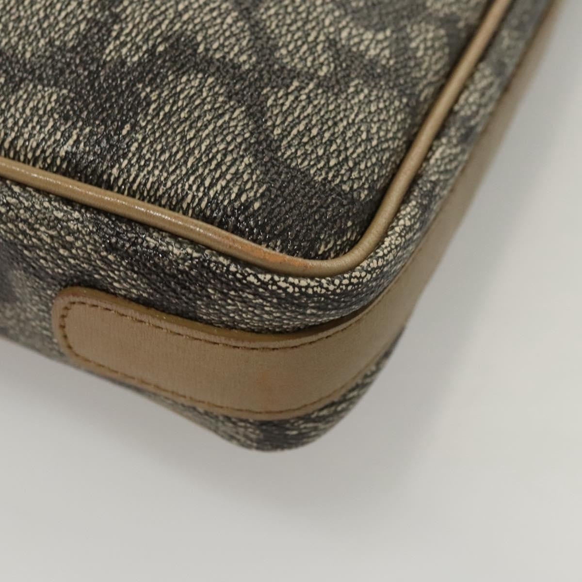 Saint Laurent Vintage Clutch PVC, GRAY, PVC, Clutche & pouche