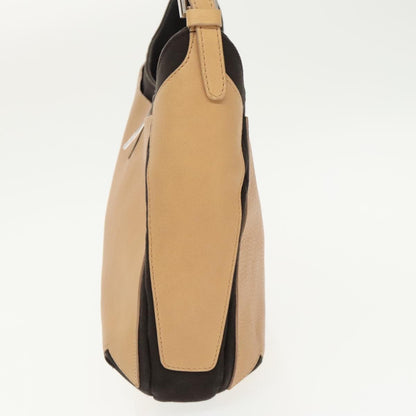 Bally Vintage Shoulder Bag Leather, BEIGE, LEATHER, Shoulder bag