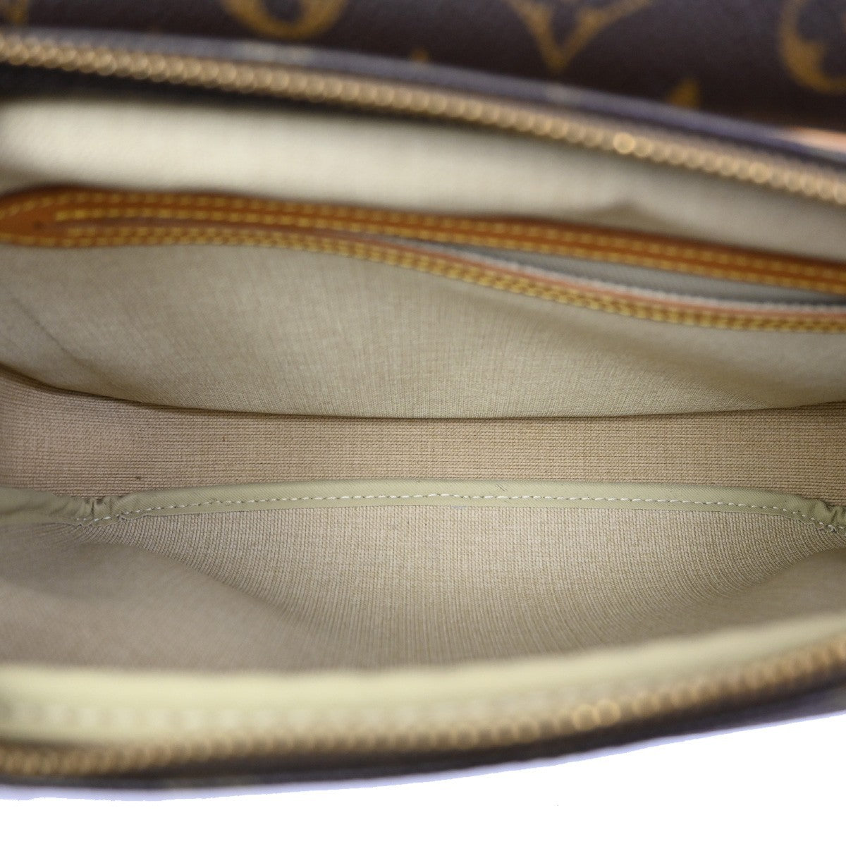 Louis Vuitton Reporter Bag Monogram Canvas, BROWN, CANVAS, Shoulder bag