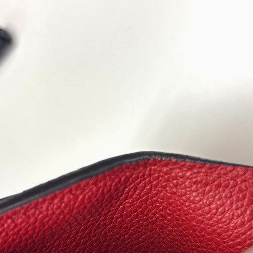 Louis Vuitton Pont Neuf Wallet Monogram Empreinte Leather, RED, LEATHER, Wallets