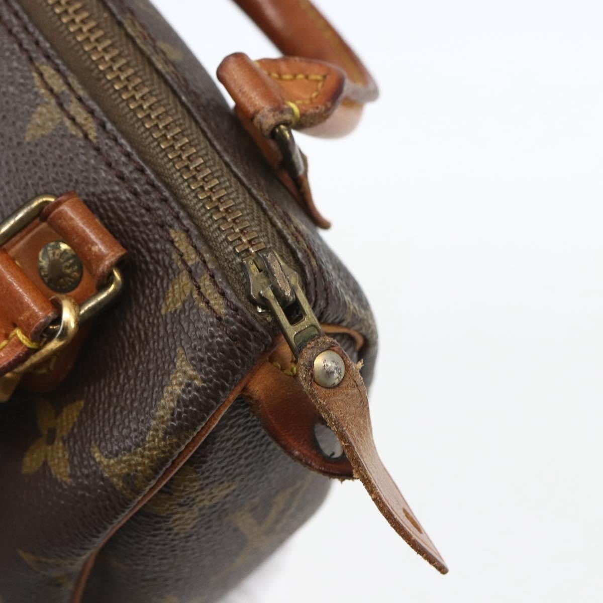 Louis Vuitton Speedy Mini HL Handbag Monogram Canvas, BROWN, CANVAS, Handbag