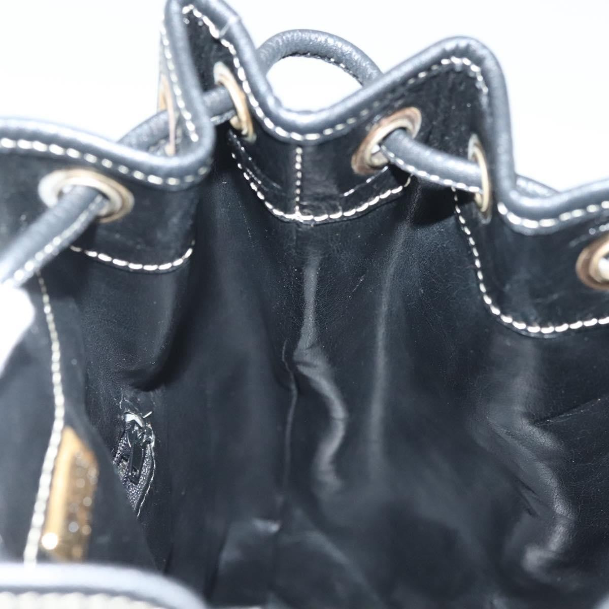 Bally Vintage Shoulder Bag Leather, BLACK, LEATHER, Shoulder bag