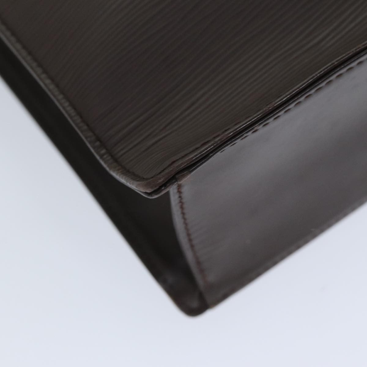 Louis Vuitton Sac Plat Bag Epi Leather, BROWN, LEATHER, Handbag