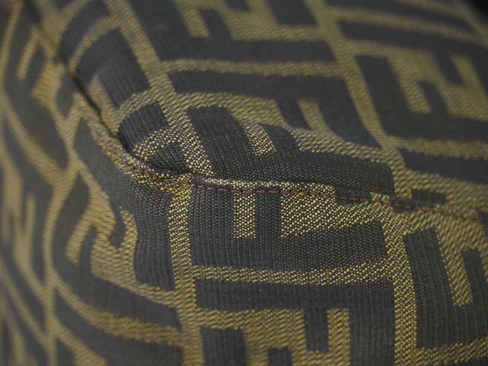 Fendi Vintage Zucca Zucca canvas, BROWN, CANVAS, Handbag