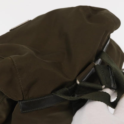 Prada Sac à dos Re-nylon nylon, KHAKI, NYLON, Backpack
