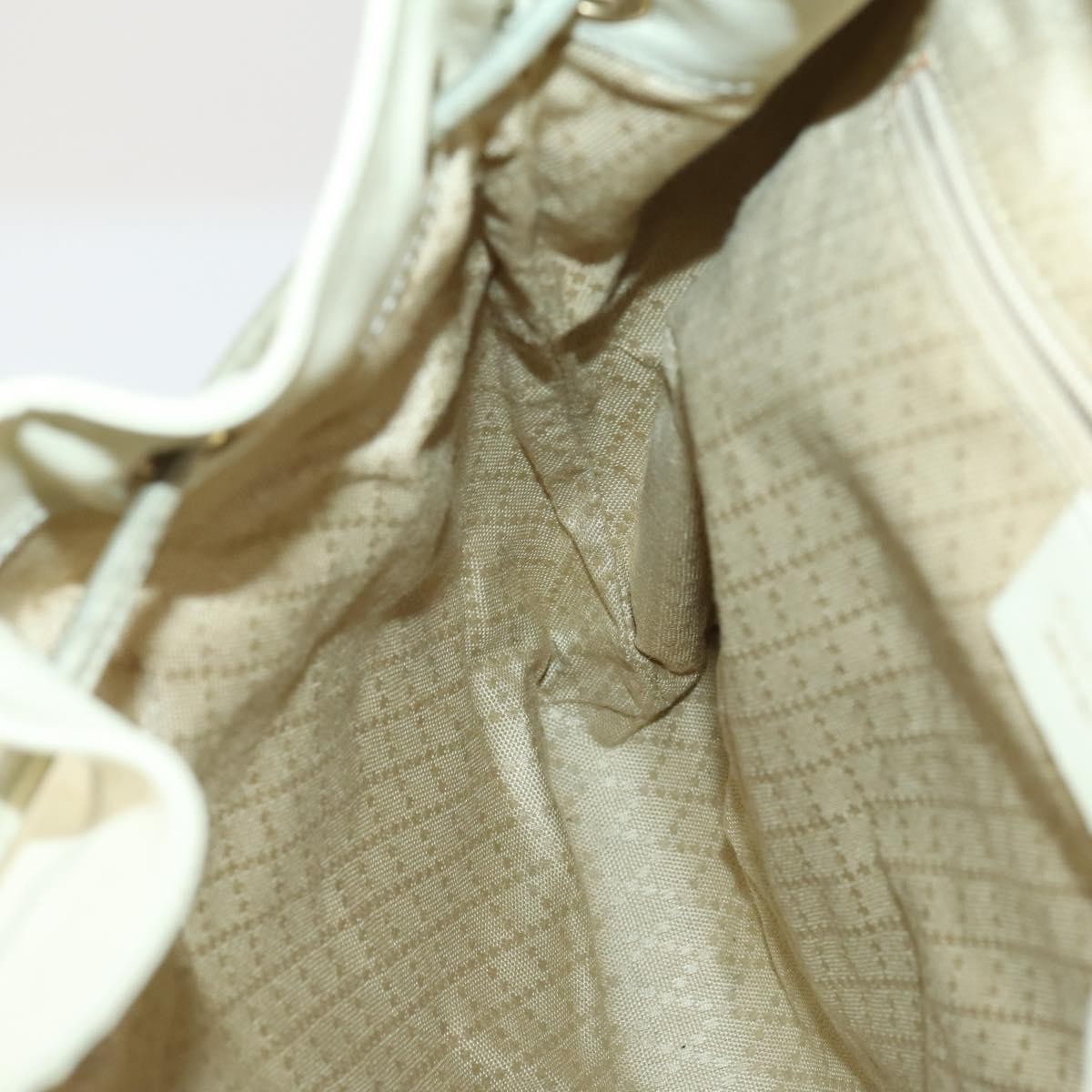 Gucci Vintage Bamboo Backpack Leather, BEIGE, LEATHER, Backpack