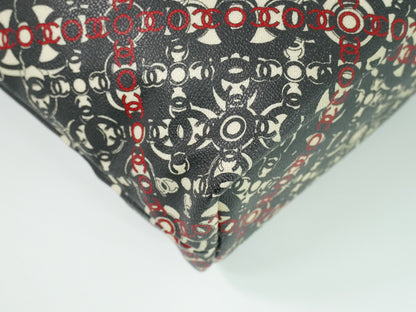 Chanel Optic Coco Tote Printed Coated Canvas with Caviar, MULTICOLOUR, CANVAS, Tote bag