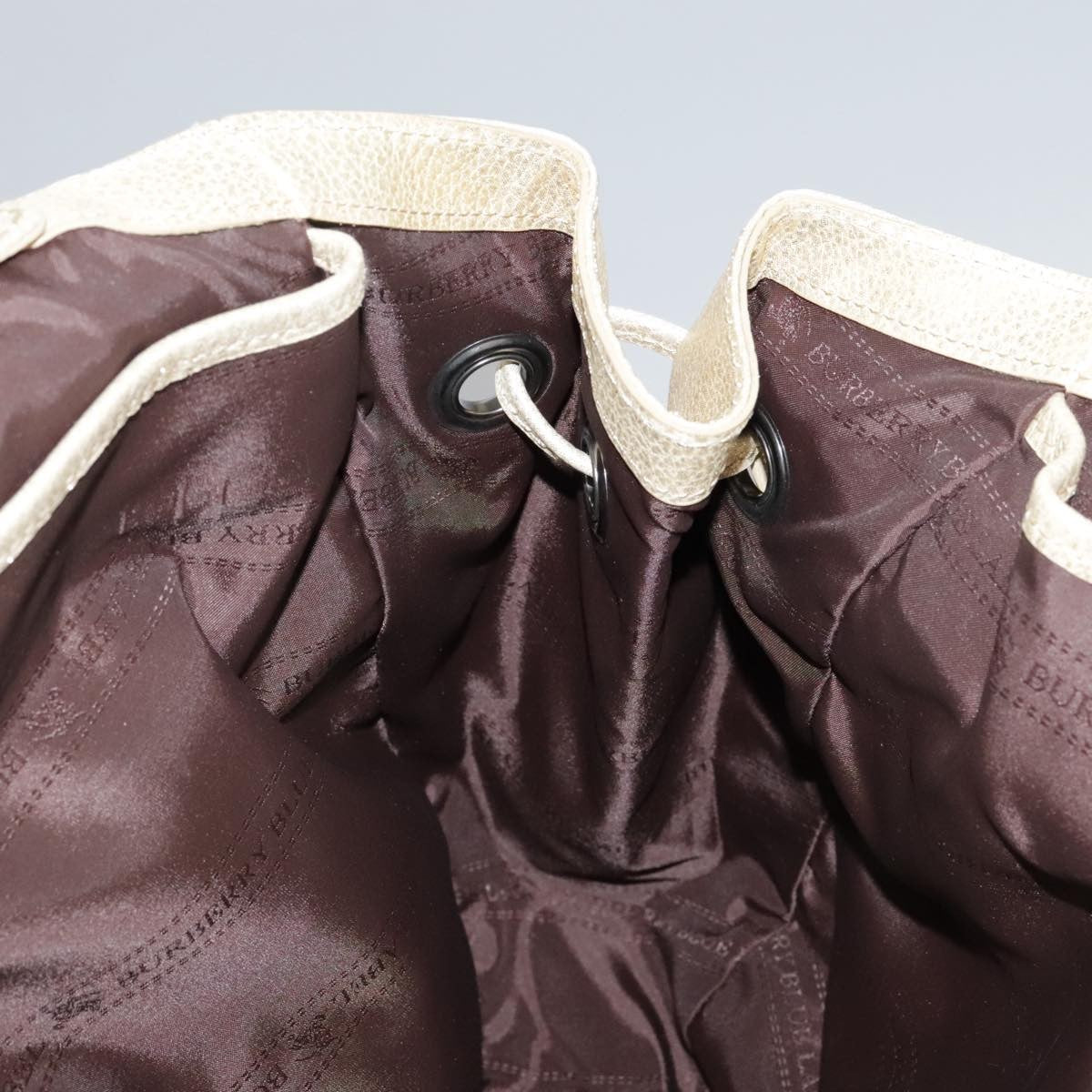 Burberry Blue Label Handbag Leather, GOLD, LEATHER, Handbag