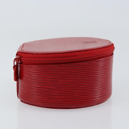 Louis Vuitton Ecrin Bijoux Pouch Epi Leather, RED, LEATHER, Jewelry set