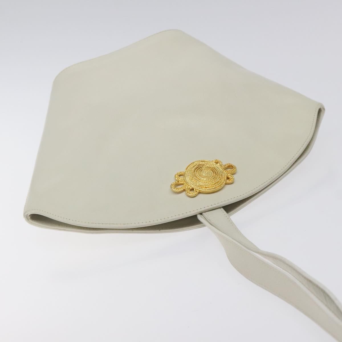 Salvatore Ferragamo Shoulder Bag Leather, WHITE, LEATHER, Shoulder bag