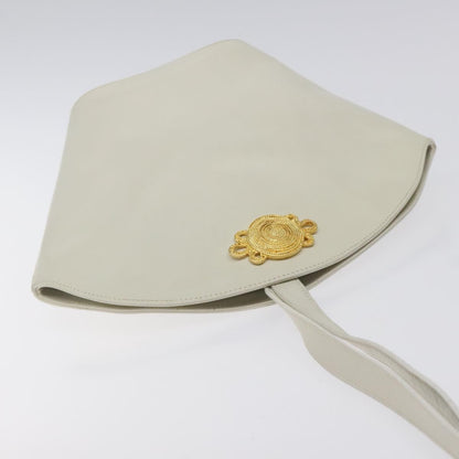 Salvatore Ferragamo Shoulder Bag Leather, WHITE, LEATHER, Shoulder bag