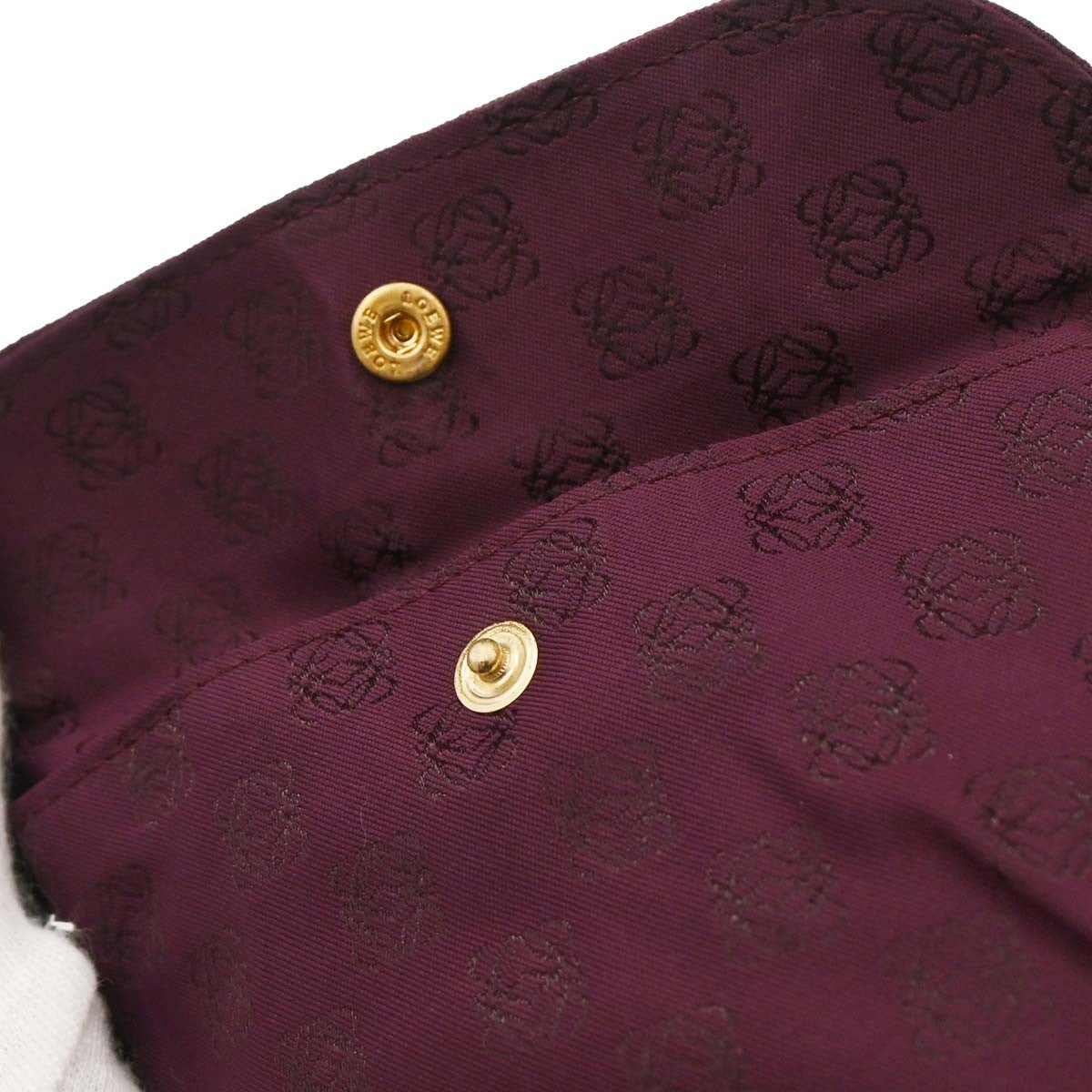 Loewe Anagram Logo Nappa Aire Hand Bag Leather, BLACK, LEATHER, Handbag