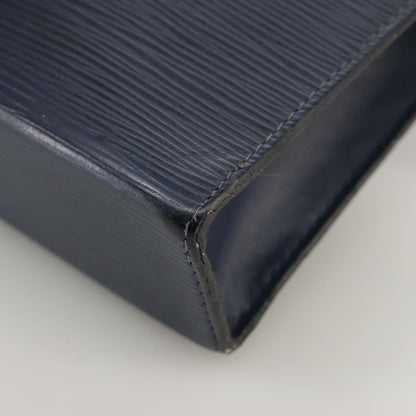 Louis Vuitton Toiletry Pouch Epi Leather, NAVY, LEATHER, Toiletry Case