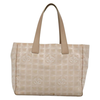 Chanel Travel Line Tote Nylon, BEIGE, NYLON, Tote bag