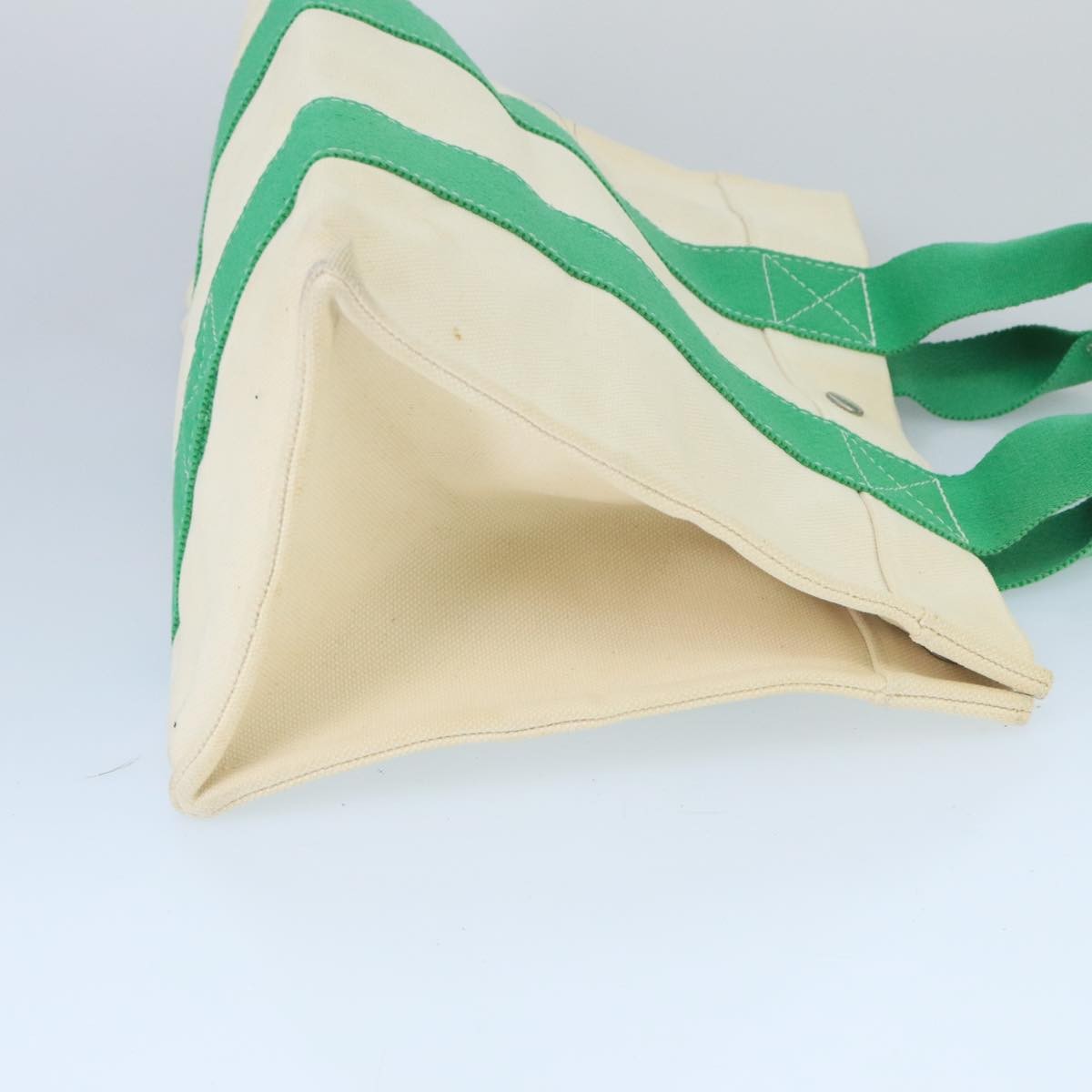 Hermes Bora Bora Tote Toile, GREEN, CANVAS, Tote bag