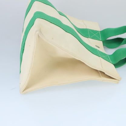 Hermes Bora Bora Tote Toile, GREEN, CANVAS, Tote bag
