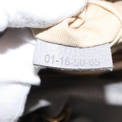 Chloe Paraty Top Handle Bag Leather, GRAY, LEATHER, Handbag