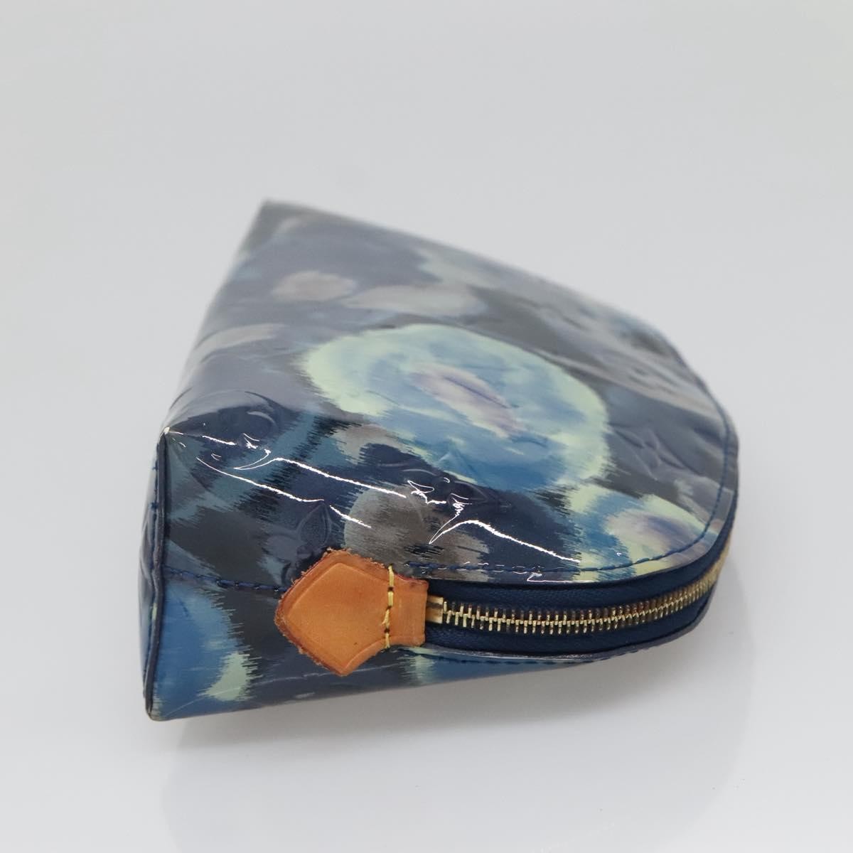Louis Vuitton Cosmetic Pouch Monogram Vernis, BLUE, PATENT_LEATHER, Clutche & pouche
