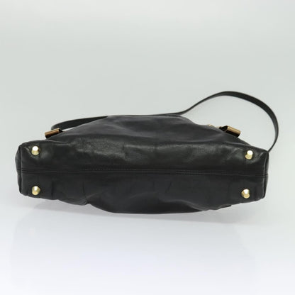 Chloe Victoria Handbag Leather, BLACK, LEATHER, Handbag