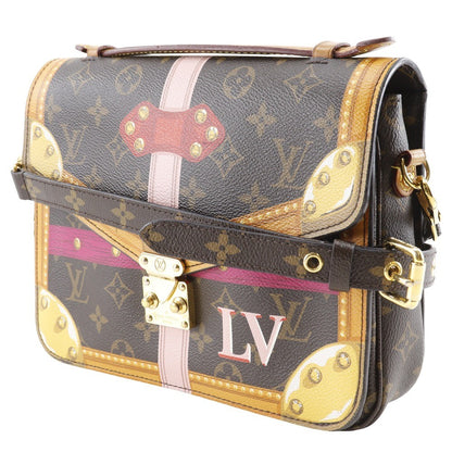 Louis Vuitton Pochette Metis Limited Edition Summer Trunks Monogram Canvas, BROWN, CANVAS, Shoulder bag
