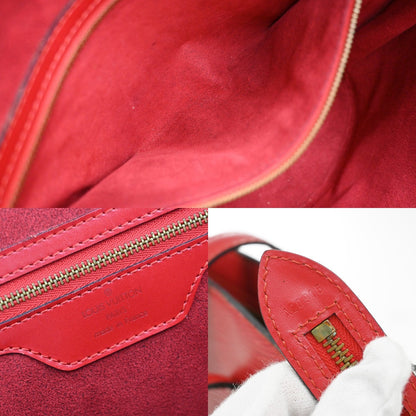 Louis Vuitton Saint Jacques Handbag Epi Leather, RED, LEATHER, Shoulder bag