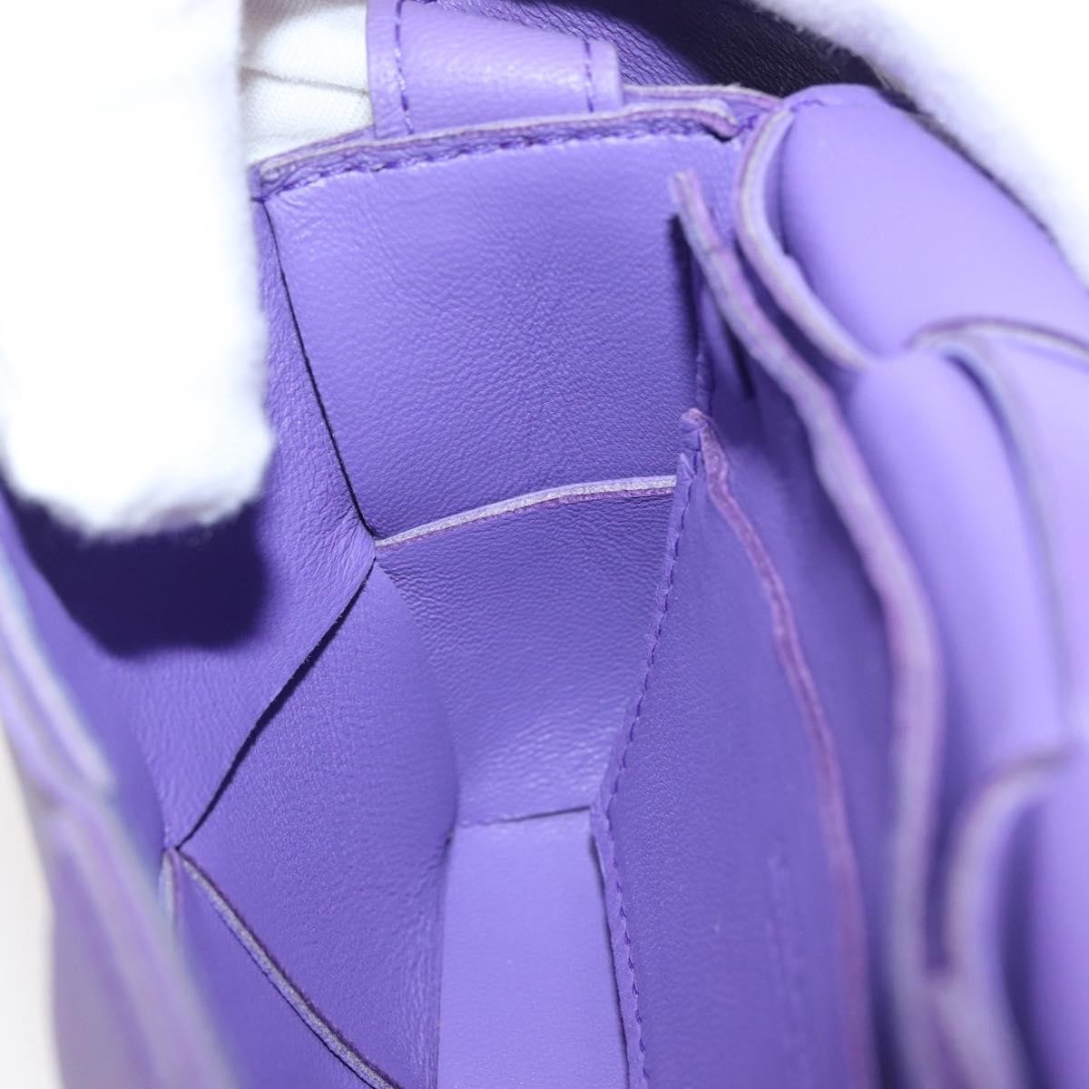 Bottega Veneta Cassette Crossbody Bag Padded Maxi Intrecciato Leather, PURPLE, LEATHER, Crossbody bag