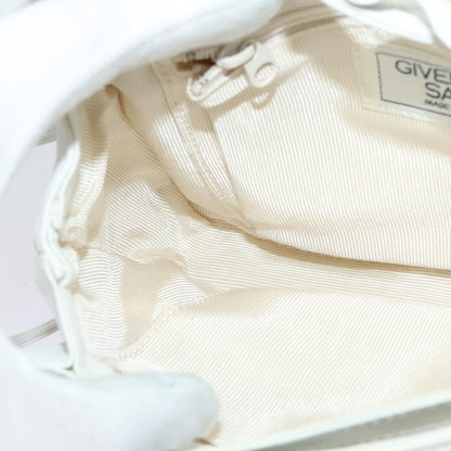 Givenchy Vintage 4G shoulder bag Leather, WHITE, LEATHER, Shoulder bag