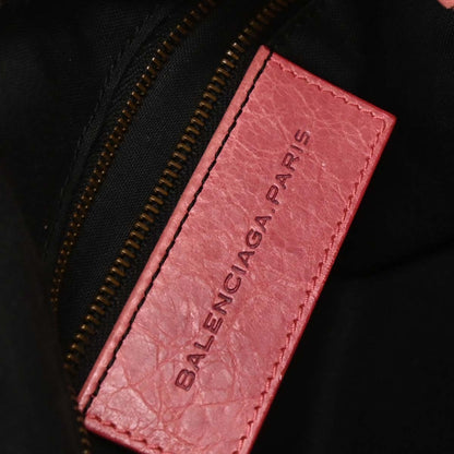 Balenciaga City Classic Studs Bag Leather, PINK, LEATHER, Handbag