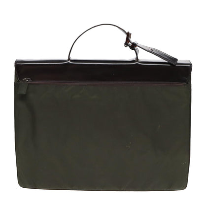 Prada Vintage Briefcase Tessuto, KHAKI, NYLON, Briefcase