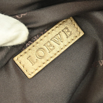 Loewe Anagram Logo Nappa Aire Hand Bag Leather, GOLD, LEATHER, Handbag