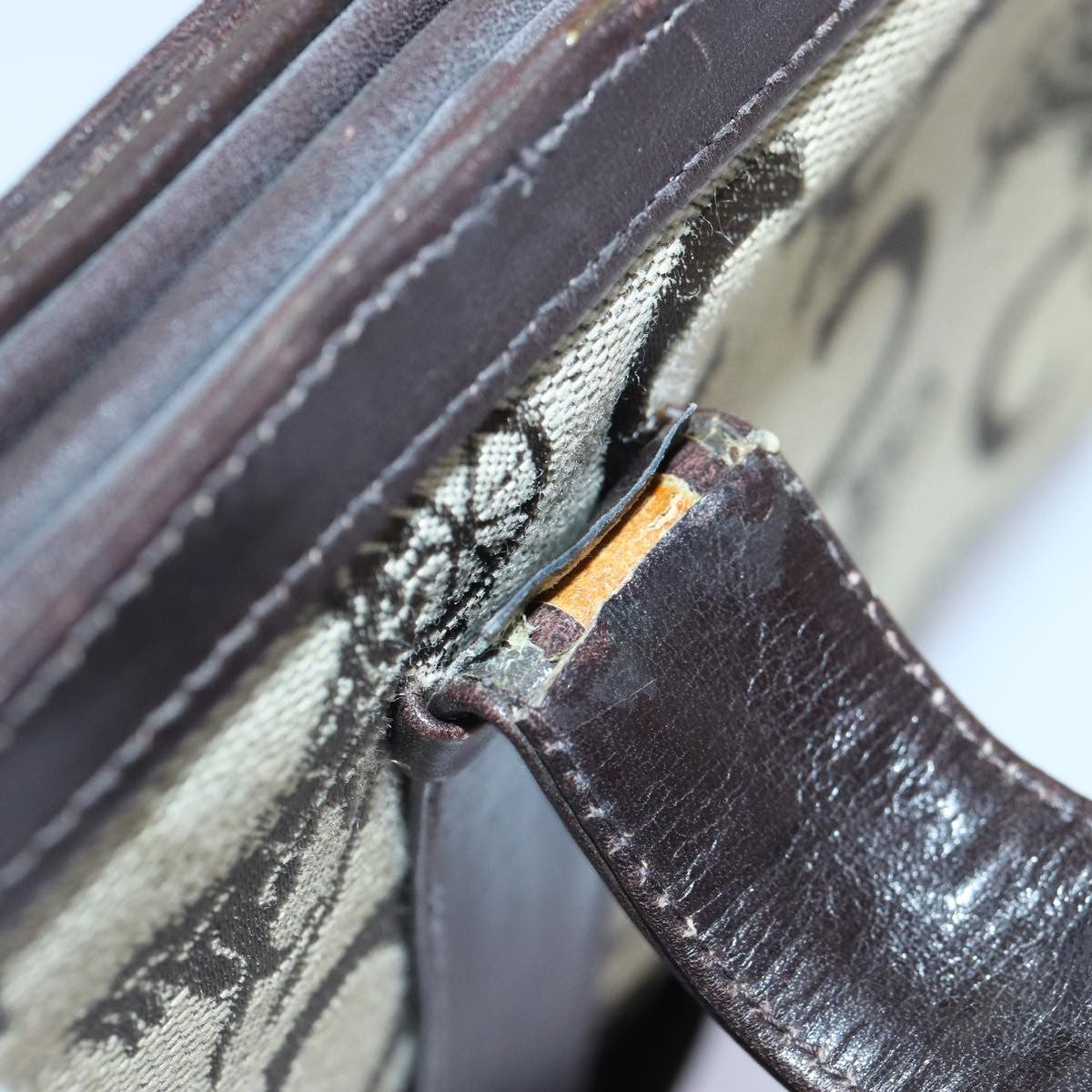 Celine Sulky Clutch Bag Canvas, BEIGE, CANVAS, Clutche & pouche