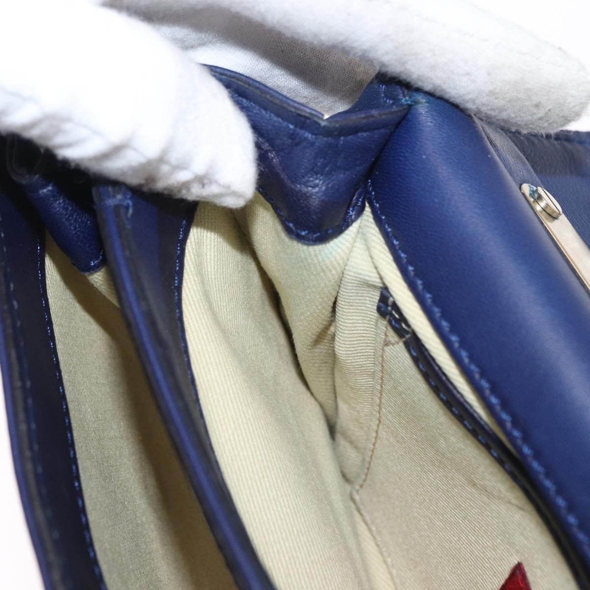 Valentino Garavani Va Va Voom Flap Shoulder Bag Leather, NAVY, LEATHER, Shoulder bag