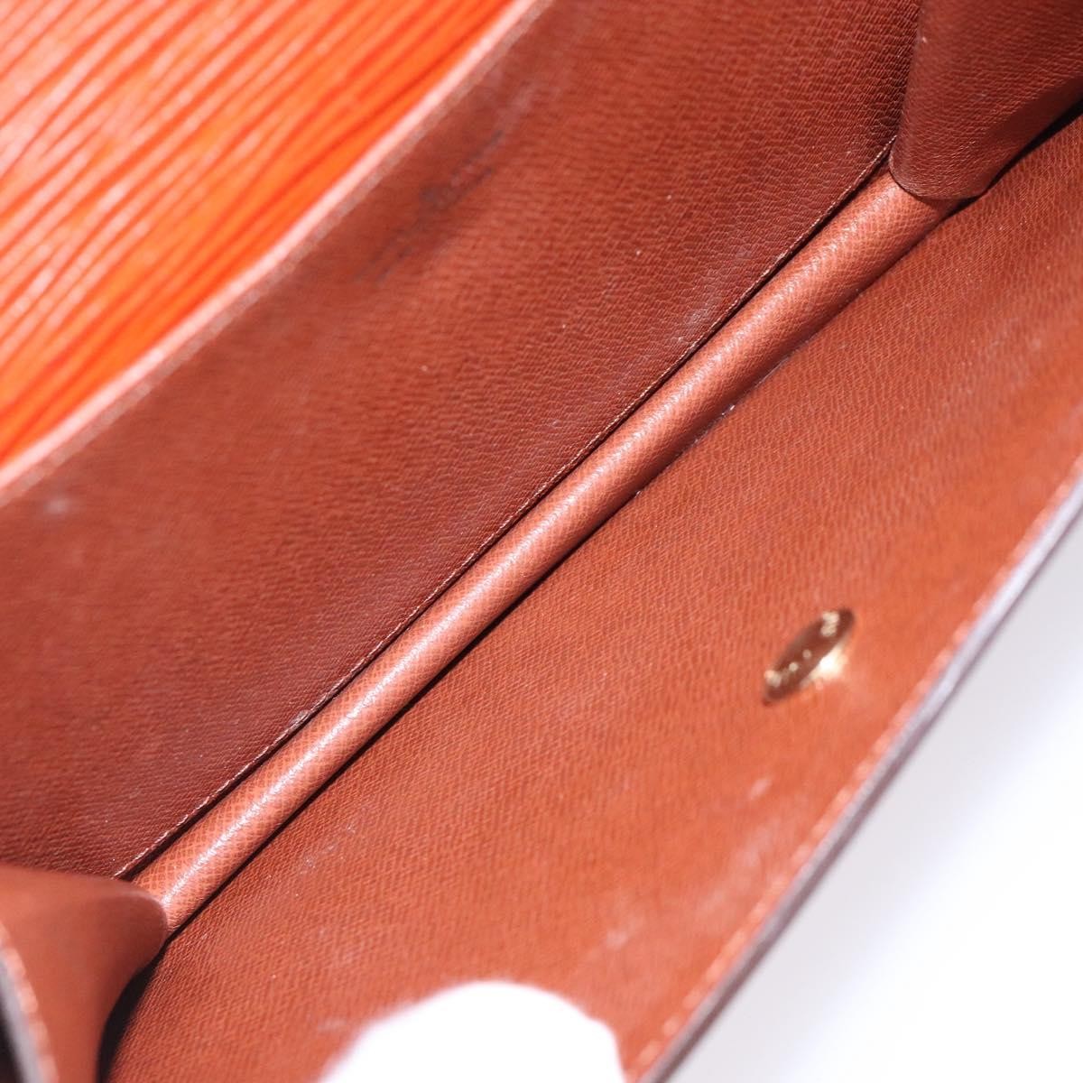 Louis Vuitton Vintage Montaigne Clutch Epi Leather, BROWN, LEATHER, Clutche & pouche