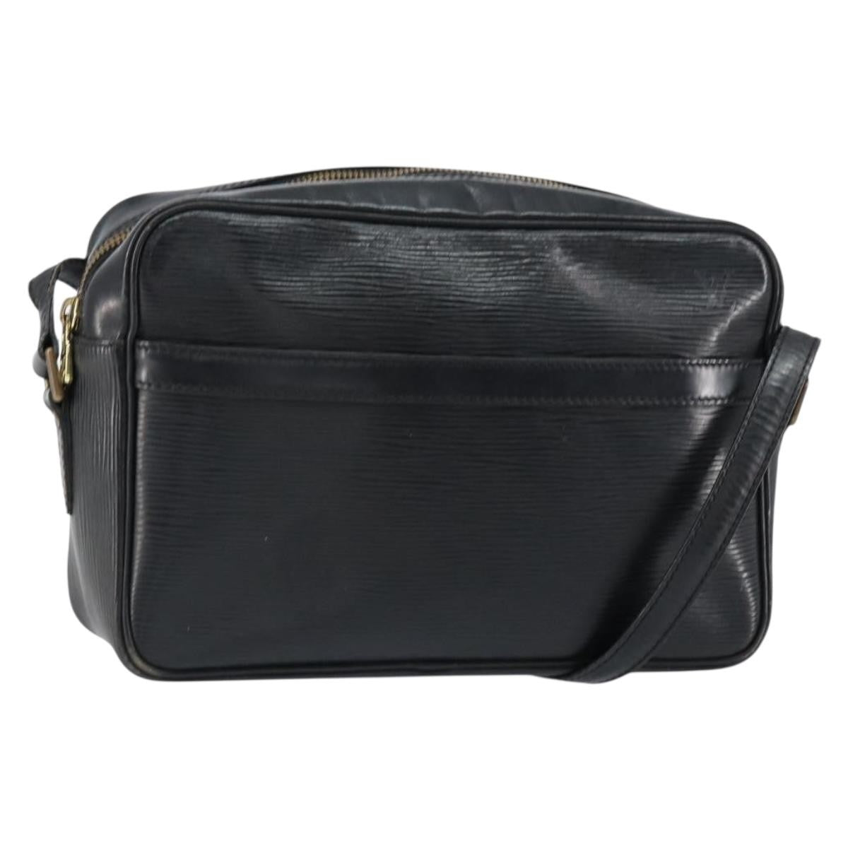 Louis Vuitton Trocadero Handbag Epi Leather, BLACK, LEATHER, Shoulder bag