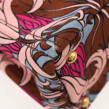 Prada Canapa Open Tote Canvas, MULTICOLOUR, CANVAS, Tote bag