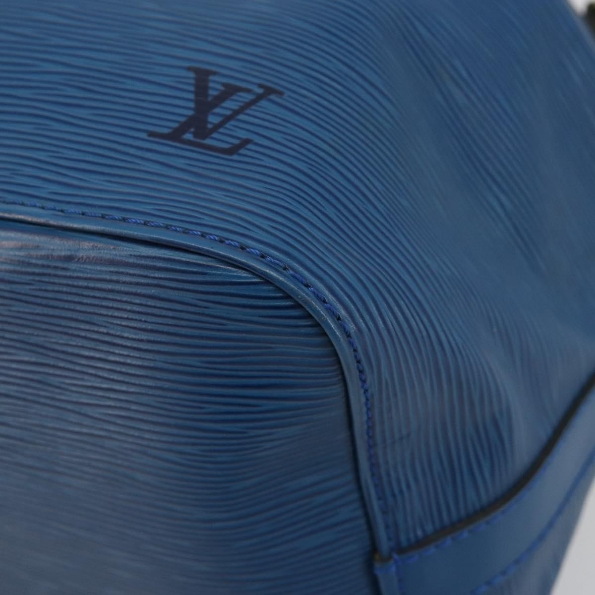 Louis Vuitton Petit Noe Handbag Epi Leather, Blue, Leather, Shoulder Bag