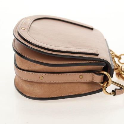Chloe Nile Crossbody Bag Leather, PINK, LEATHER, Shoulder bag
