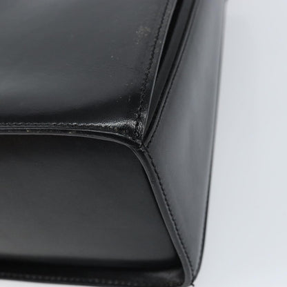 Bally Vintage Handbag Leather, BLACK, LEATHER, Handbag