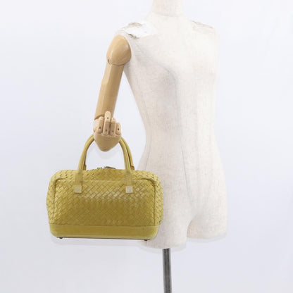 Bottega Veneta Vintage handbag Leather, YELLOW, LEATHER, Handbag