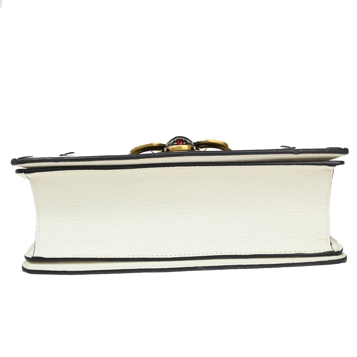 Gucci Queen Margaret Top Handle Bag GG Coated Canvas with Leather, BEIGE, CANVAS, Handbag