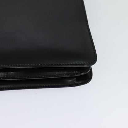 Celine Shoulder Bag Leather, BLACK, LEATHER, Shoulder bag