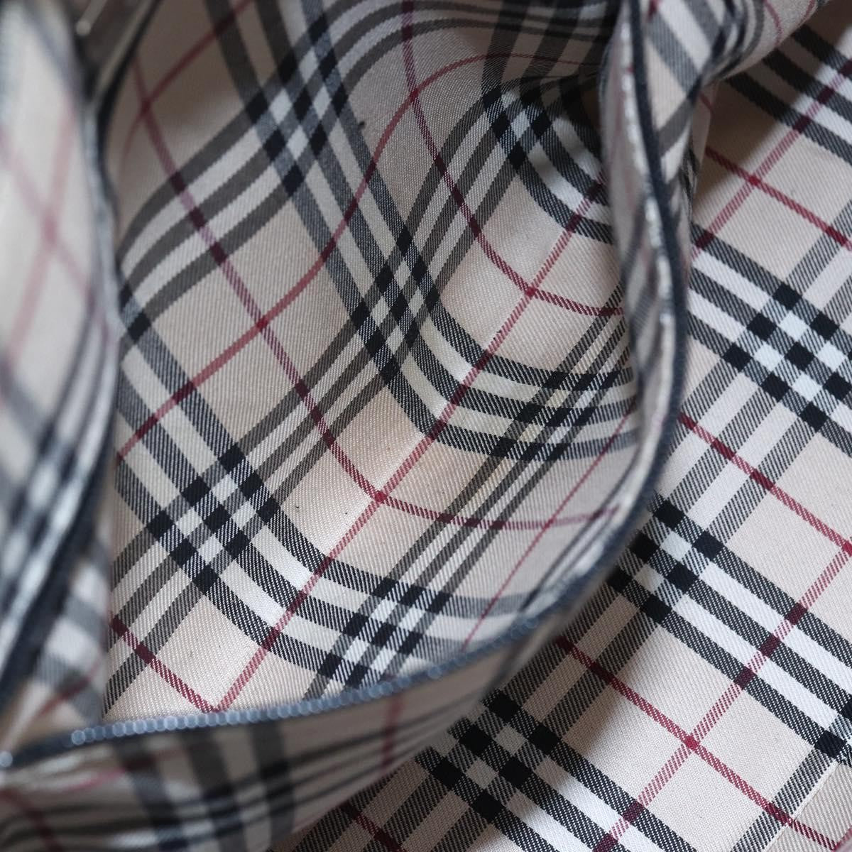 Burberry Vintage Handbag Leather, BLACK, LEATHER, Handbag