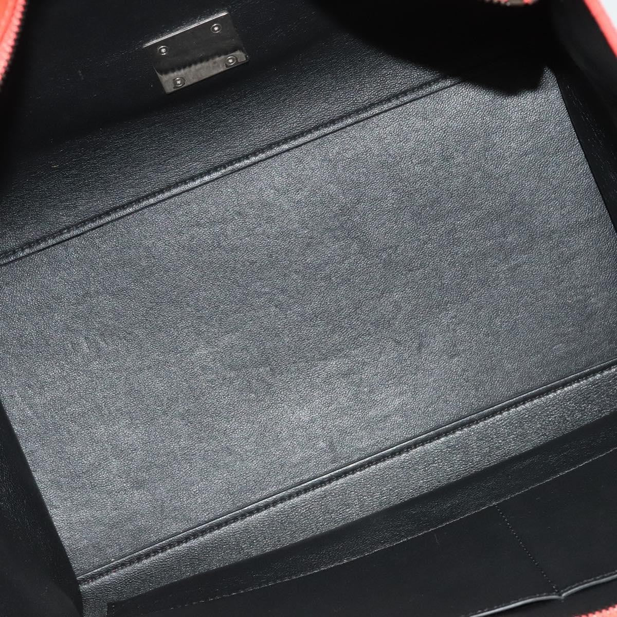 Celine Trapeze Bag Leather with Suede, RED, LEATHER, Handbag