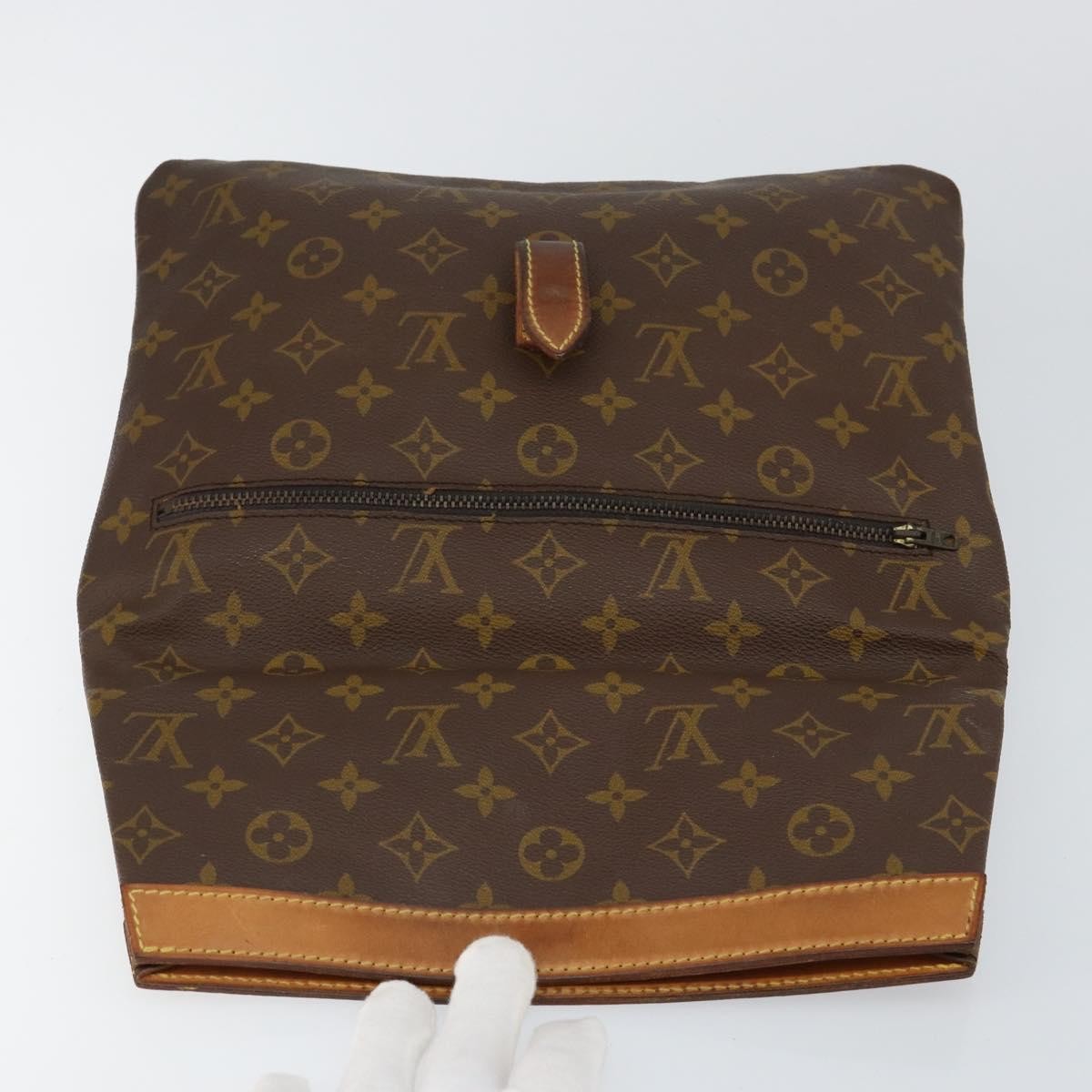 Louis Vuitton Vintage Document Holder Monogram Canvas, BROWN, CANVAS, Clutche & pouche