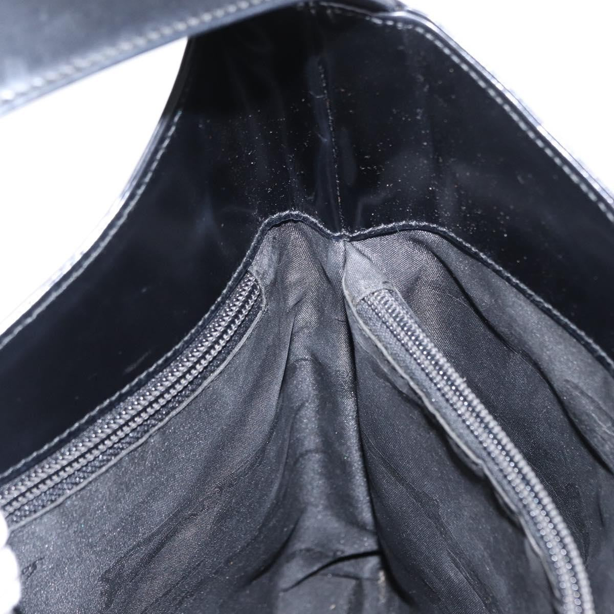 Salvatore Ferragamo Gancini Shoulder Bag Leather, BLACK, LEATHER, Shoulder bag