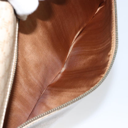 Celine Macadam Shoulder Bag PVC Leather, BEIGE, CANVAS, Shoulder bag