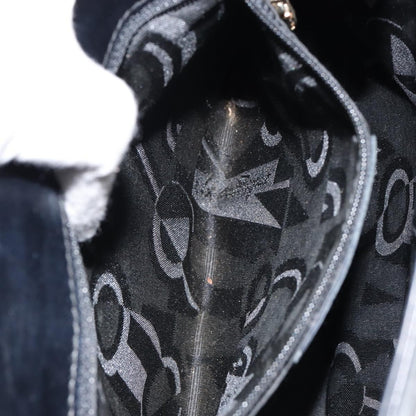 Salvatore Ferragamo Vintage Handbag Leather, BLACK, LEATHER, Handbag