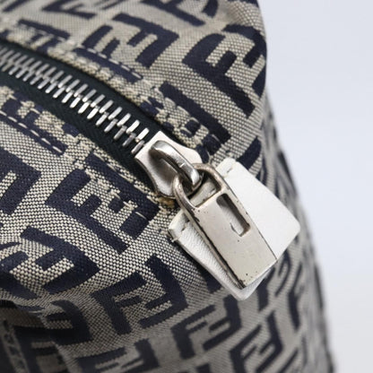 Fendi Vintage Top Handle Bag Zucchino, NAVY, CANVAS, Tote bag