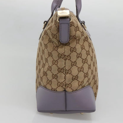 Gucci Convertible Belted Tote GG Canvas with Leather, BEIGE, CANVAS, Tote bag