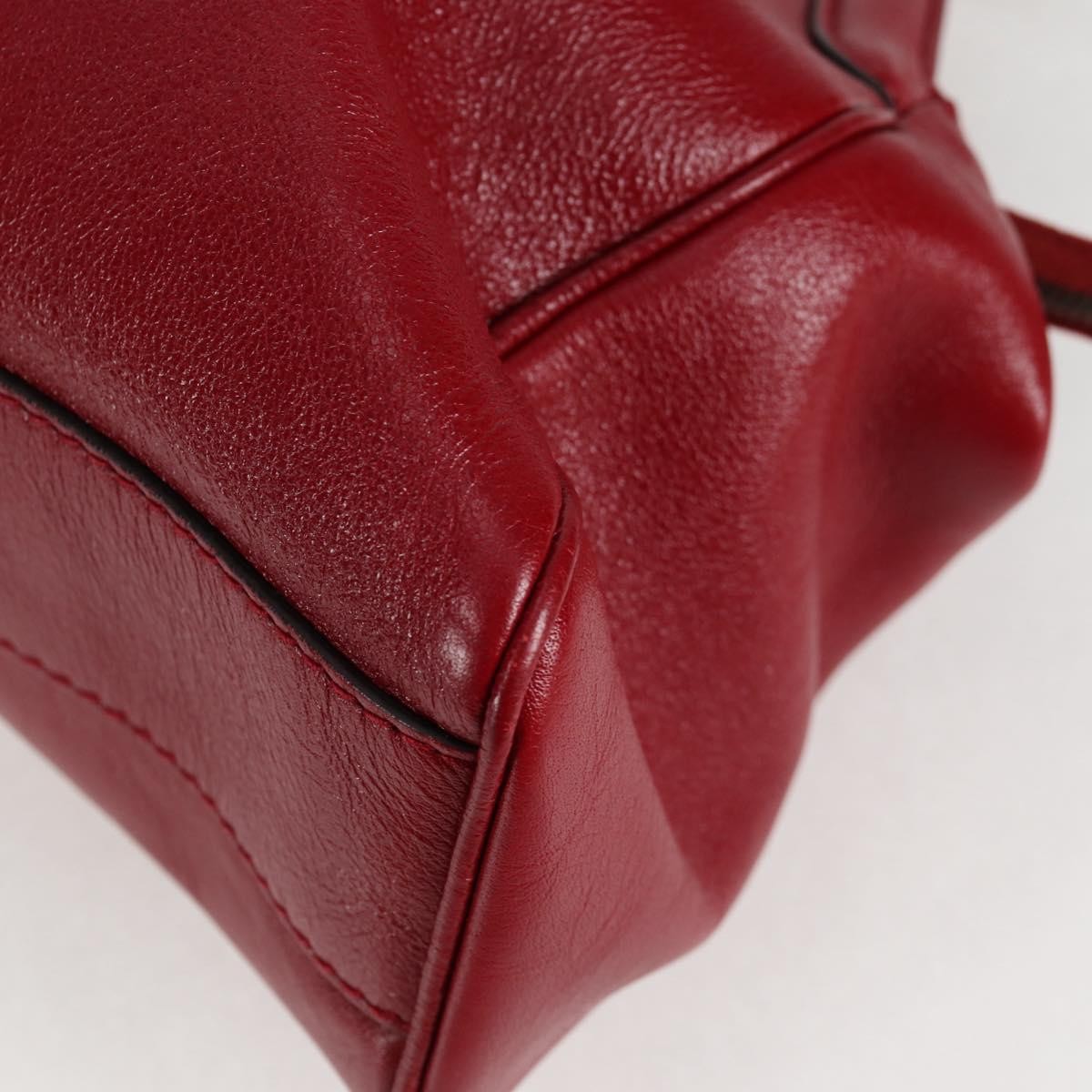 Gucci Rebelle leather red leather, RED, LEATHER, Handbag